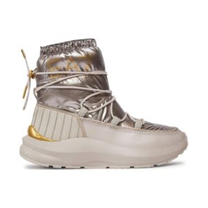 Cizme dama -  303188 - Piele ecologica - Argintiu
