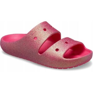 Papuci Femei Spuma Croslite - Classic Iridescent Glitter - Roz