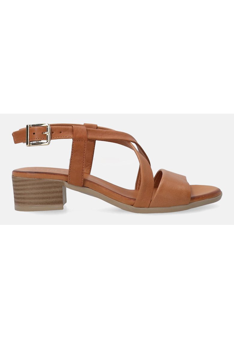 Sandale din piele cu barete incrucisate
