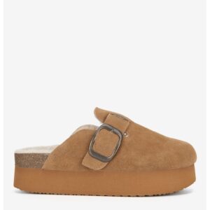 Papuci dama  5905588986027 - Piele intoarsa - Maro - Maro