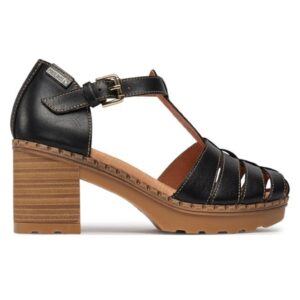 Sandale dama 303682149 - Piele naturala - Negru - Negru