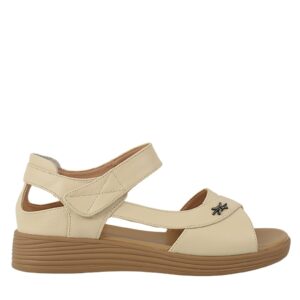 Sandale casual - dama -  50027 crem - piele naturala 50027 - Crem