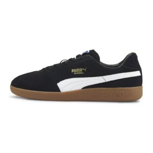 Pantofi de piele intoarsa pentru handball - Alb/Negru