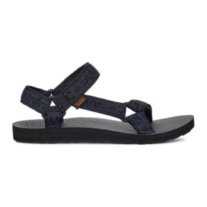 Sandale din material textil cu velcro Original Universal - Negru/Albastru inchis