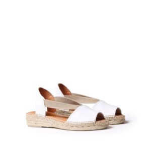 Espadrile din piele Etna - - Alb
