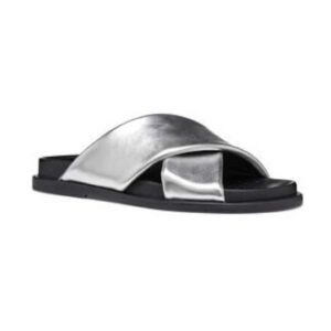 Papuci dama  304625749 - Piele naturala - Argintiu - Argintiu