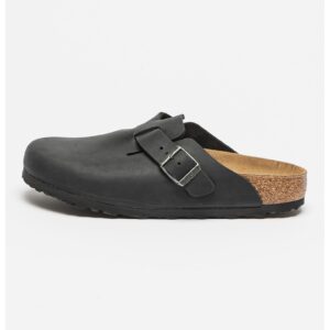 Saboti de piele Boston - Negru