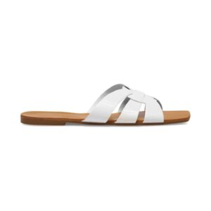 Slapi dama - 590559 - Sintetic - Alb -