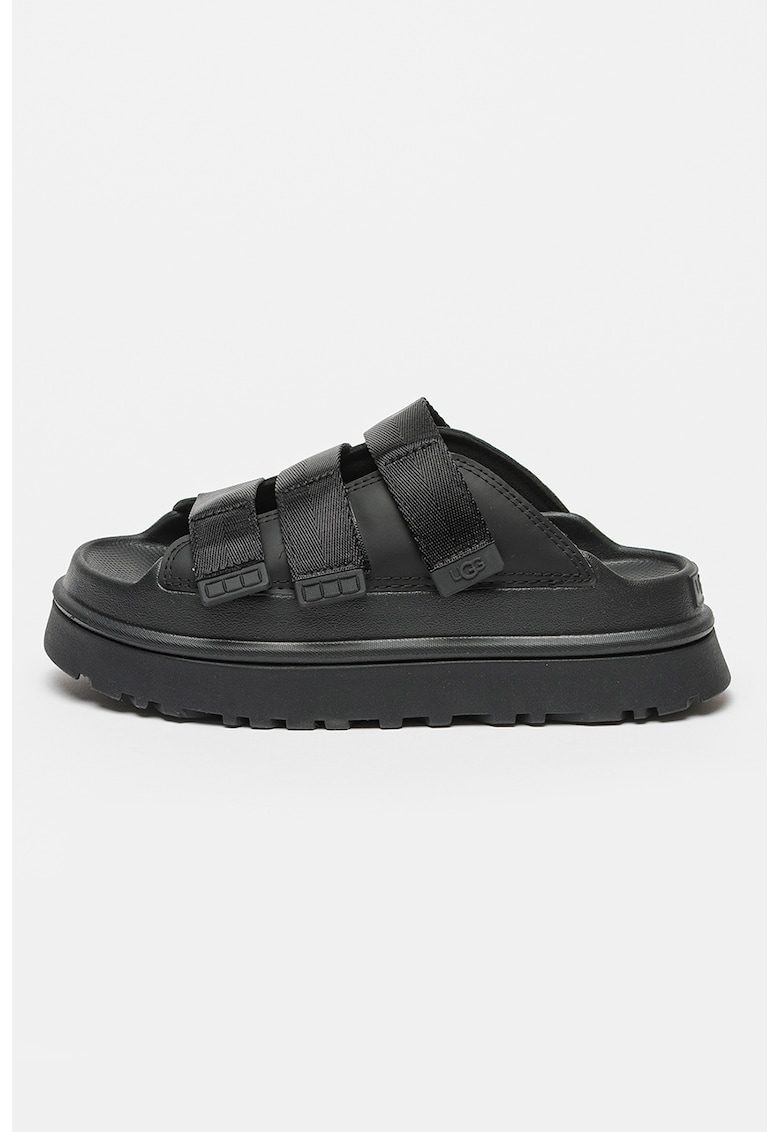 Papuci cu velcro GoldenGlow - Negru