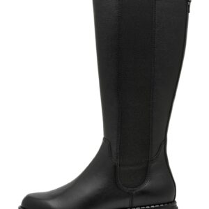Cizme masive cu fermoar - Negru