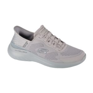 Pantofi sport slip-ins din plasa cu detalii logo Bounder 2.0 - Gri
