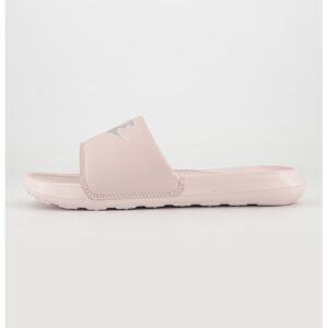Papuci cu imprimeu logo Victori One - Roz pastel/Argintiu