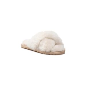 Papuci fete  207303669 - Piele naturala - Alb - Alb