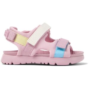 Sandale cu inchidere velcro Oruga - Roz