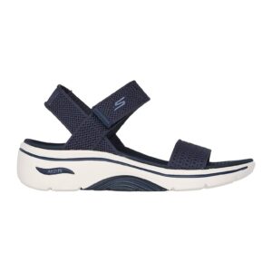 Sandale din material textil Go Walk Arch Fit - Bleumarin