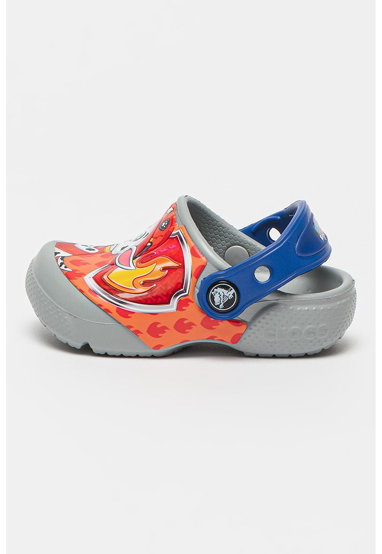 Saboti slingback Paw Patrol - Rosu/Gri cenusiu/Albastru royal