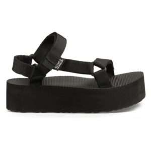 Sandale wedge din material textil cu velcro Universal