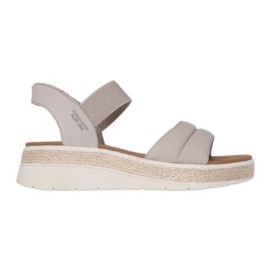 Sandale cu talpa wedge Slip-Ins™ Bobs Sun Ray - Maro taupe deschis
