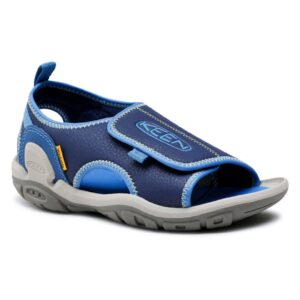 Sandale baieti -  Piele ecologica - Bleumarin