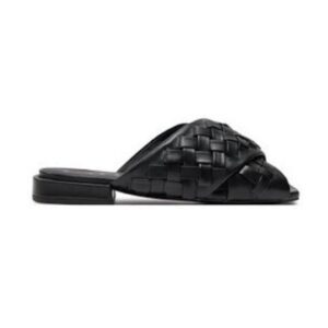 Papuci dama  303884239 - Piele naturala - Negru - Negru