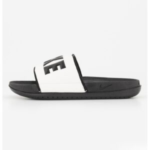 Papuci cu logo Off Court - Alb/Negru