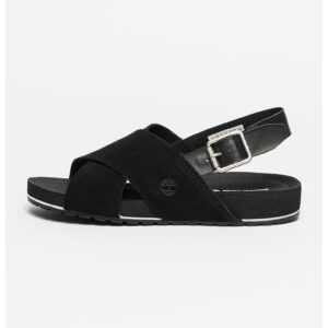 Sandale de piele si piele intoarsa Malibu Waves - Negru