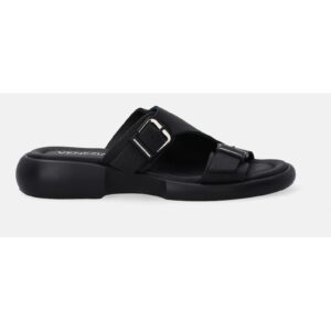Papuci din piele cu talpa joasa -