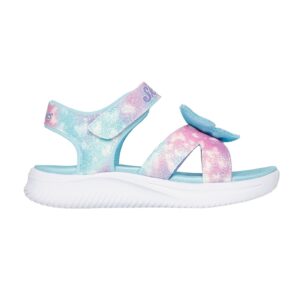Sandale cu velcro Lights-Jumpsters - Albastru deschis