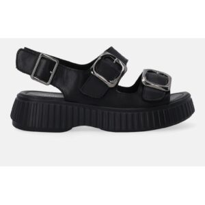 Sandale din piele cu platforma