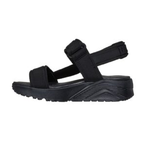 Sandale din material textil cu velcro Uno Lite - Negru