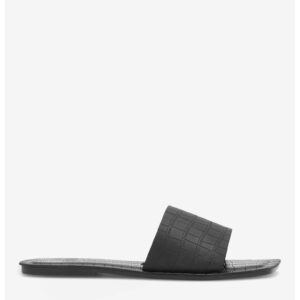 Papuci dama 5905588548843 - Sintetic - Negru - Negru