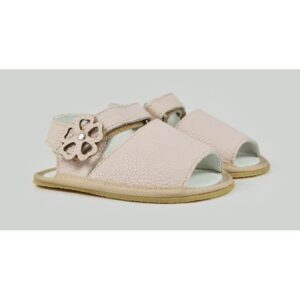 Sandale Barefoot din piele naturala - Violet - Roz - Roz pal