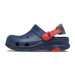 Saboti slingback cu perforatii - Rosu/Bleumarin