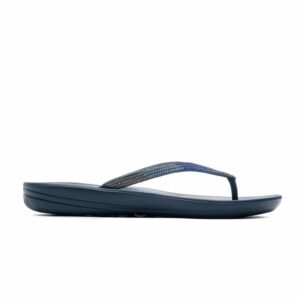 Slapi dama  Iqushion Ombre Sparkle - negru - material sintetic - confortabili