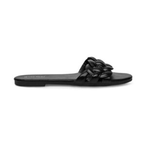 Slapi dama - 590559 - Piele ecologica - Negru - Negru