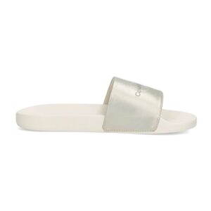 Papuci  pentru Femei - slide ny pearl - YW0YW01243-0GI - Alb - Alb