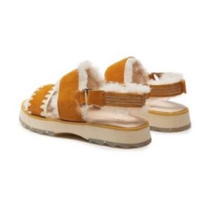 Sandale dama 303548063 - Piele naturala - Galben - Galben