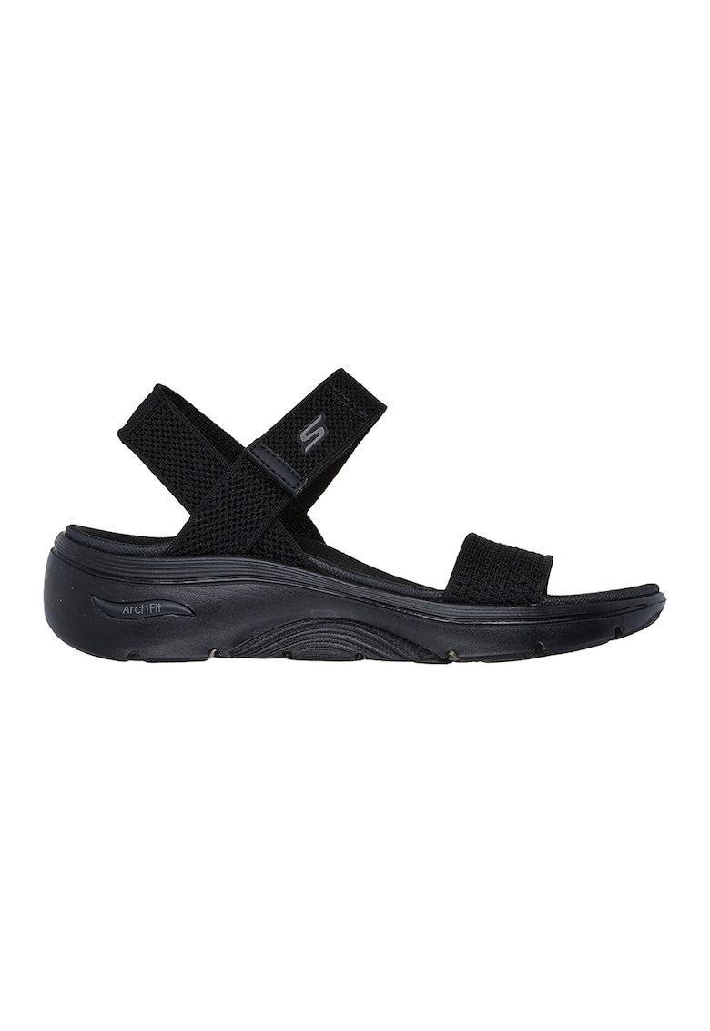 Sandale din material textil Go Walk Arch Fit - Negru