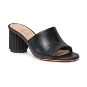 Papuci dama  303581855 - Piele naturala - Negru - Negru