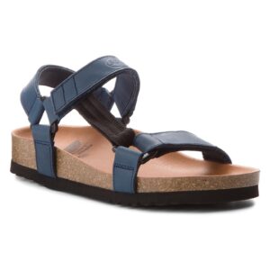 Sandale dama -  200022666 - Piele naturala - Piele nabuc - Albastru marin - Bleumarin