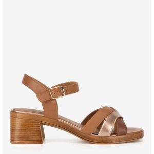 Sandale dama - 89539 - Piele naturala - Sintetic - Maro