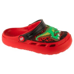 Papuci copii flip-flop -  Foamies: Swifters - T-Rex-Brights 406712 - Rosu