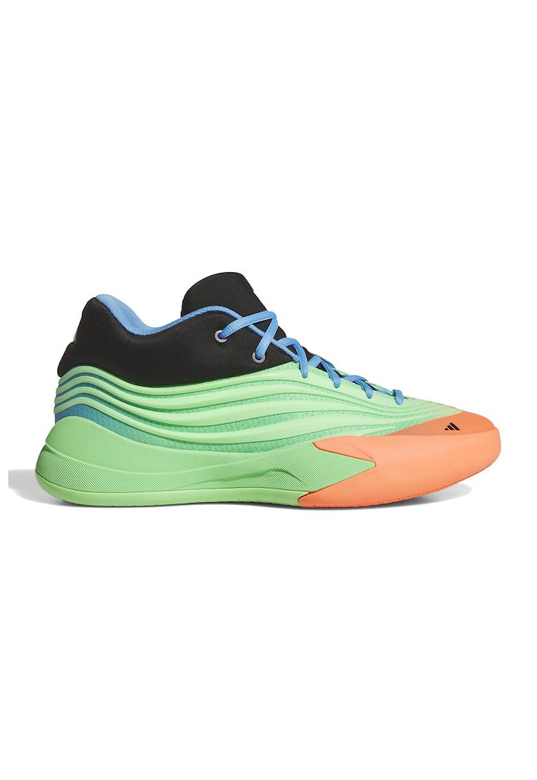 adidas Performance - Pantofi pentru baschet Dame X - Negru/Portocaliu pal/Verde menta