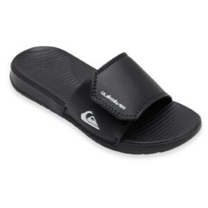 Papuci din piele ecologica - ajustabili cu banda velcro Bright Coast