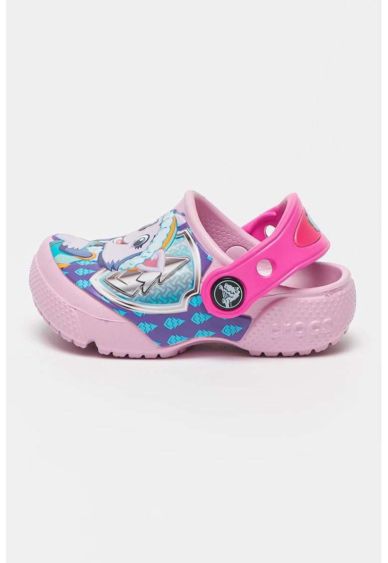 Saboti slingback Paw Patrol - Fucsia/Portocaliu persan/Lila
