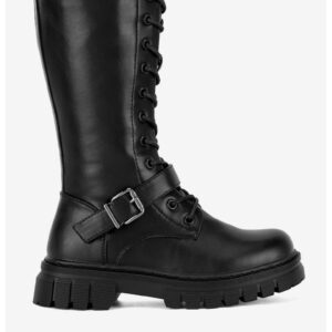 Cizme dama 5905588968351 - Sintetic - Negru - Negru