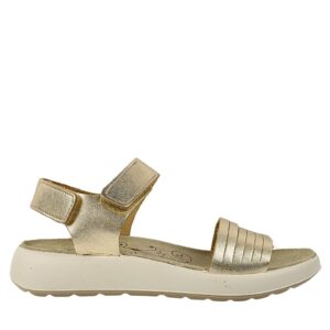 Sandale casual - dama -  757081 auriu - piele naturala - Auriu