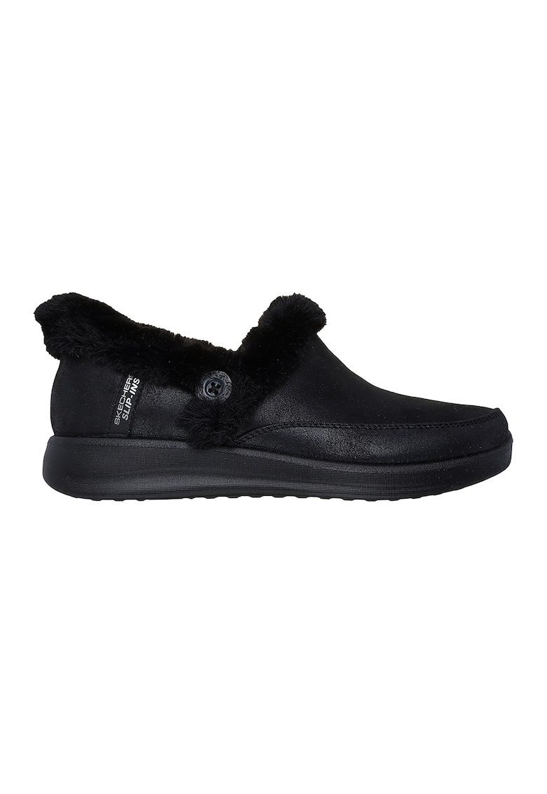 Ghete de casa slip-ins Cozy Escape - Negru