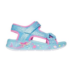 Sandale cu model Mermaid Dreams - Albastru pastel
