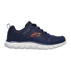 Pantofi cu insertii de piele pentru fitness Track-Knockhill - Portocaliu/Bleumarin